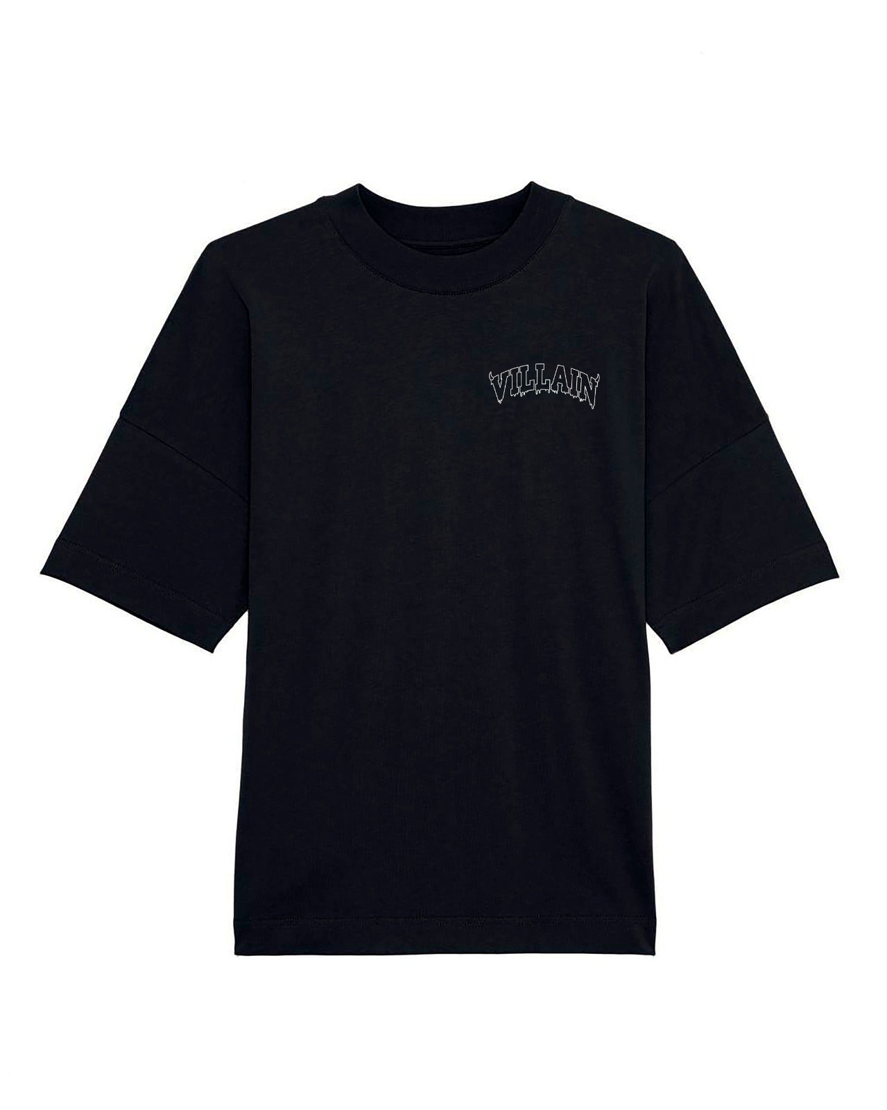 ROSE VILLAIN T-SHIRT "HEART" BLACK