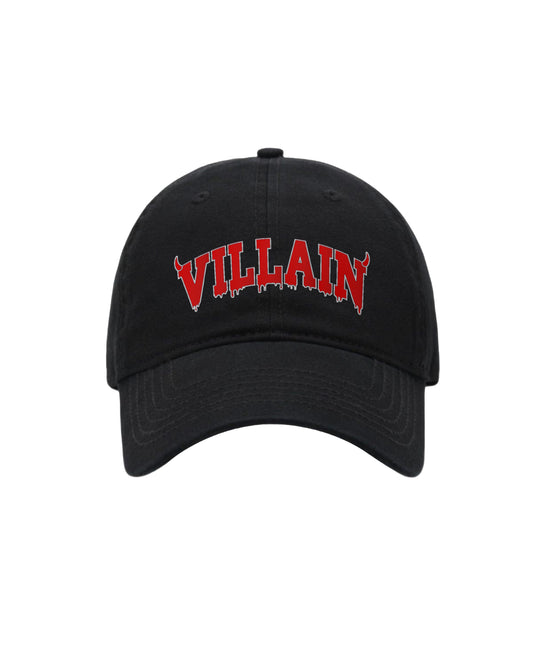 ROSE VILLAIN CAP "VILLAIN" BLACK