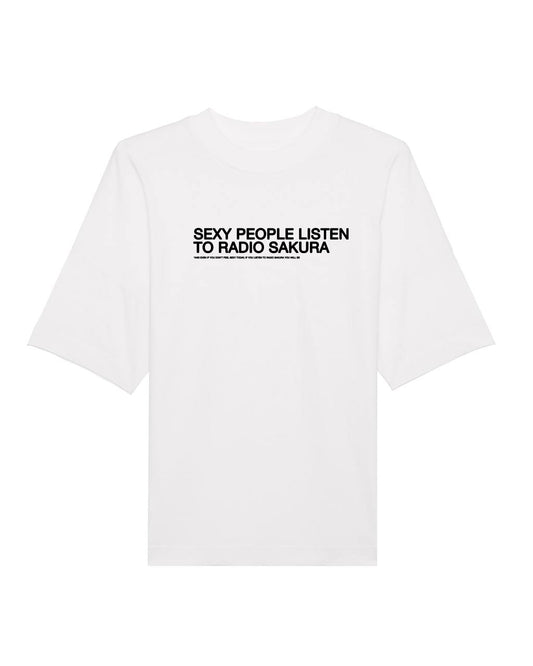 ROSE VILLAIN T-SHIRT "RADIO SAKURA" WHITE